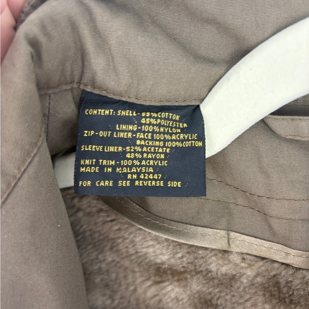 Haggar Men's Tan/Brown Military Jacket - Picture 3 of 12